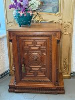 Ancien cabinet/commode en chêne néo-Renaissance style Henri II (6828) – Image 3