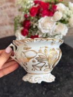 porcelāna krūze ar zelta krāsas detalizāciju, liela tilpuma ietilpība (6993) - Image 2