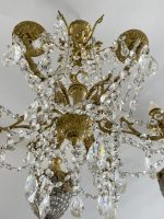 Bronzas Lampa priekš Svecēm, ar Kristāliem (3443) - Image 7