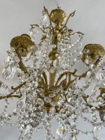 Bronzas Lampa priekš Svecēm, ar Kristāliem (3443) - Image 6