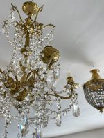 Bronzas Lampa priekš Svecēm, ar Kristāliem (3443) - Image 13