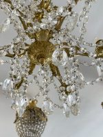 Bronzas Lampa priekš Svecēm, ar Kristāliem (3443) - Image 11