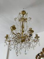 Bronzas Lampa priekš Svecēm, ar Kristāliem (3443) - Image 2