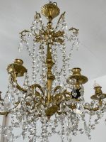 Bronzas Lampa priekš Svecēm, ar Kristāliem (3443) - Image 5