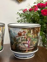 Apgleznoti Franču Porcelāna Kašpo, Vidēja Izmēra, Pieejami 2gab (5234) - Image 3