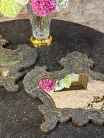 spoguļi, rāmis veidots no plāna misiņa, vidēji maza izmēra, viegli pēc svara, pieejami 2gab (7172) - Image 2