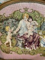 Gobelēna, atpūtas krēsls ar roku balstiem maigā pasteļu rozā tonī (5856) - Image 8
