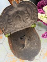 kamīna dekors, trauks oglēm/pelniem, zaļā krāsā, vidēja izmēra, vidēji smags (6827) - Image 10