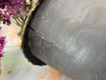 kamīna dekors, trauks oglēm/pelniem, zaļā krāsā, vidēja izmēra, vidēji smags (6827) - Image 13