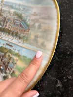 2gab porcelāna šķīvji ar Parīzes skatiem, Vienam šķīvim ar Eifeļa torni ir neliela matveida plaisa (6997) - Billede 13