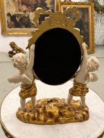 Exclusive Neo-Baroque Table Mirror with Angel (Cherub) Figures - France, c. 1900 (6208) - Image 13