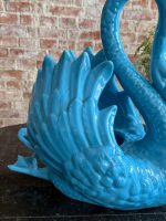Grande figurine cygne, faïence, bleue, lourde (6973) – Image 4