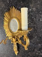 Бронзовый бра настенный светильник с фацетными зеркалами, средний размер, тяжелый (7155) — изображение 9
