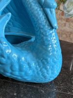 Grande figurine cygne, faïence, bleue, lourde (6973) – Image 7