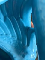 Grande figurine cygne, faïence, bleue, lourde (6973) – Image 13