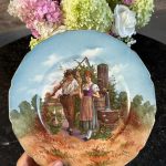 Porcelāna šķīvis, vidēja izmērs (7156)