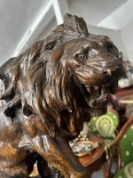 Lauva Cīnītājs — "Lion Combattant" — Franču Animālisms, Francija, ap 1910.–1940. Liela Izmēra Lauvas Figūra (1879-1943), Terakota, ar Zīmogu un Parakstu, Smaga (5190) - Image 17