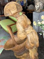 Terrakotta kvinnefigur med kurv — Historicisme / Louis XVI-stil, Frankrike / Østerrike-Ungarn, ca. 1880–1910 - Bilde 15