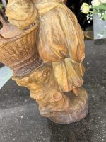 Terrakotta kvinnefigur med kurv — Historicisme / Louis XVI-stil, Frankrike / Østerrike-Ungarn, ca. 1880–1910 - Bilde 17