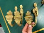 Bronzedekorationer, Ophæng, til Gardiner, 3 Stykker (3666)
