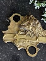 Antique bronze inkwell with lion's head — Historicism, Europe, late 19th century (6598) - Image 4