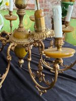 Griestu lampa ar oniksu, liela izmēra, 9 spuldzēm, Smaga (7105) - Image 9
