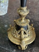 Pair of Bronze Candlesticks with Black Patina — Empire Style, France, 19th c. (2 pcs) (6546) - Image 13