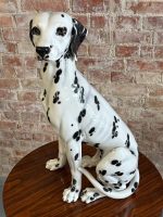 Porcelænsfigur — Hund, dalmatiner, Italien, 20. århundrede (5866)