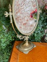 Large Metal Table Mirror (2961) - Image 8