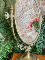 Large Metal Table Mirror (2961) - Image 7