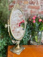 Large Metal Table Mirror (2961) - Image 2