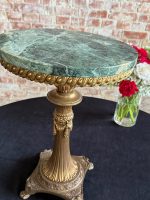 Neliels galdiņš ar zaļu marmoru — Neoklasicisma stilā (Small Green Marble Table) (7000) - Image 5