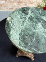 Neliels galdiņš ar zaļu marmoru — Neoklasicisma stilā (Small Green Marble Table) (7000) - Image 9