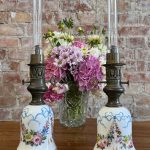 2 petroleumslamper, mellemstore (5882)