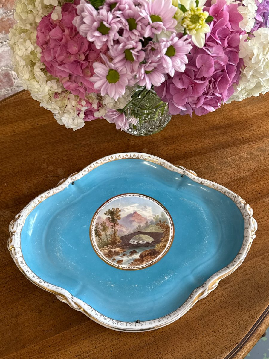 Porcelāna šķīvis liekams pie sienas, vidēja izmēra (5870) – Bild 1
