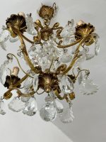 Bronzas Lampa ar Kristāliem, Maza/Vidēja Izmēra (3557) - Image 6