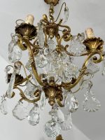 Bronzas Lampa ar Kristāliem, Maza/Vidēja Izmēra (3557) - Image 5