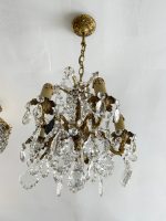 Bronzas Lampa ar Kristāliem, Maza Izmēra (3563) - Image 2