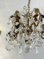 Bronzas Lampa ar Kristāliem, Maza Izmēra (3563) - Image 10