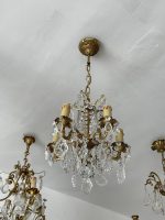 Bronzas Lampa ar Kristāliem, Maza Izmēra (3563)