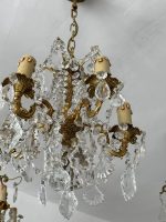 Bronzas Lampa ar Kristāliem, Maza Izmēra (3563) - Image 8