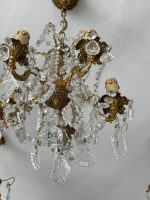 Bronzas Lampa ar Kristāliem, Maza Izmēra (3563) - Image 7
