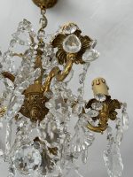 Bronzas Lampa ar Kristāliem, Maza Izmēra (3563) - Image 13
