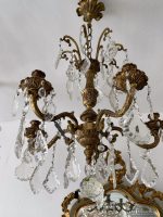 Bronzas Lampa ar Kristāliem, Priekš Svecēm, Vidēja Izmēra (3560) - Image 3