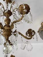 Bronzas Lampa ar Kristāliem, Priekš Svecēm, Vidēja Izmēra (3560) - Image 8