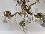 Bronzas Lampa ar Kristāliem, Priekš Svecēm, Vidēja Izmēra (3560) - Image 7