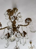 Bronzas Lampa ar Kristāliem, Priekš Svecēm, Vidēja Izmēra (3560) - Image 12