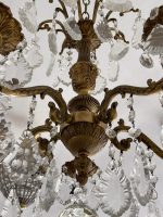 Bronzas Lampa ar Kristāliem, Priekš Svecēm, Vidēja Izmēra (3560) - Image 17