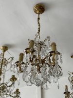 Bronzas Lampa ar Kristāliem, Maza Izmēra (3563) - Image 3
