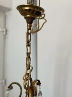 Vidēja Izmēra Lustra ar Kristāliem, 6 Spuldzes (4966) - Image 17